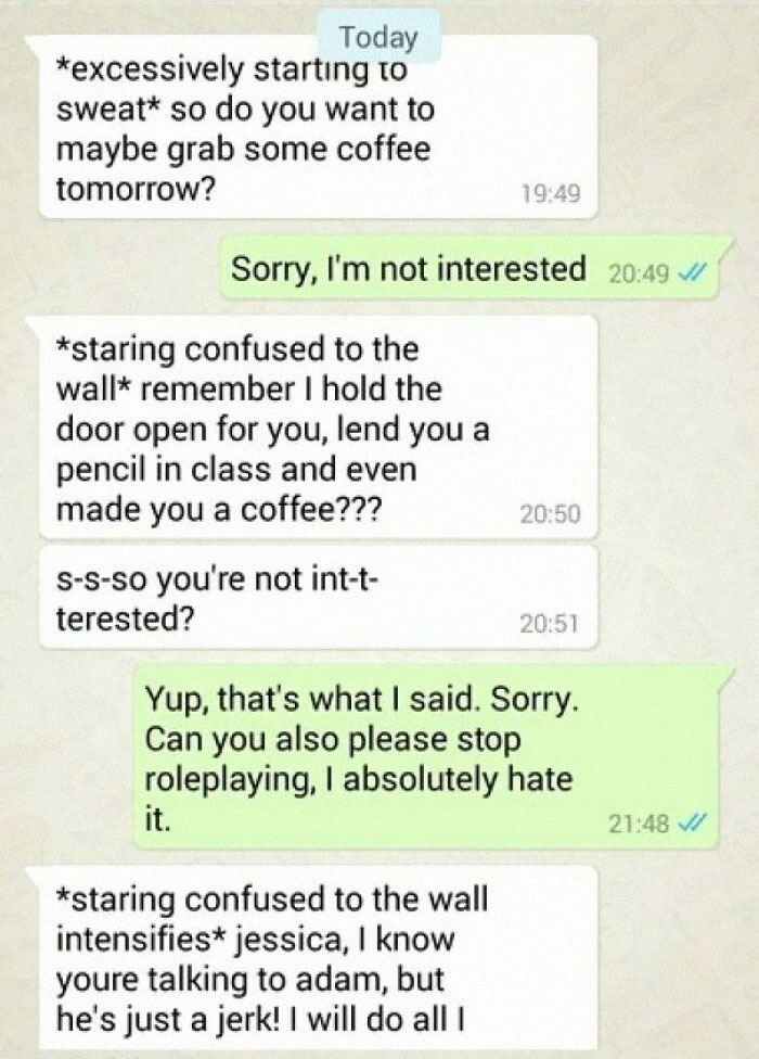 *excessively Starting To Sweat*