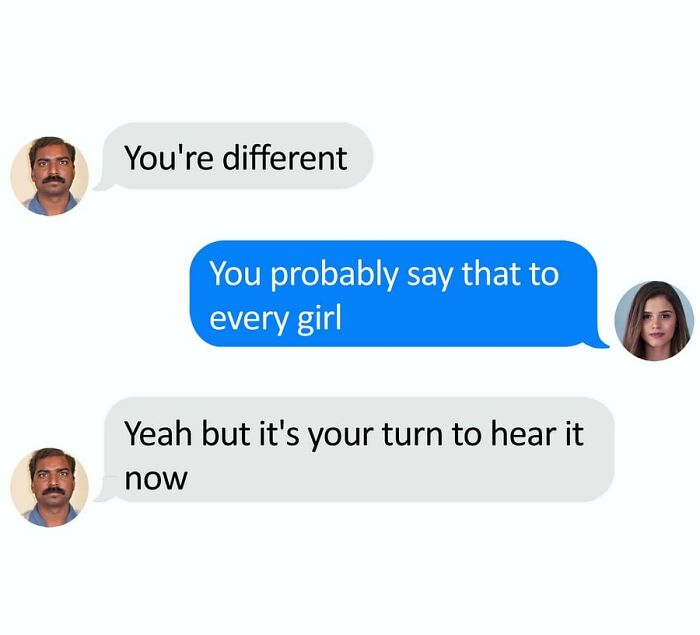 Xavier humorously replies to a text conversation with witty remarks in a messaging app.