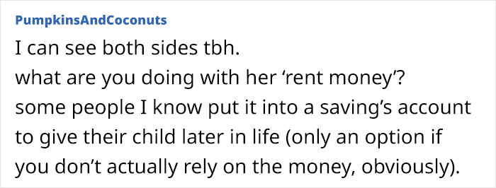 Peeps Online Shocked At The Fact Parents Charge Student Daughter $130 In Rent