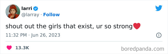 shout out to the girls that exist, you're so strong meme