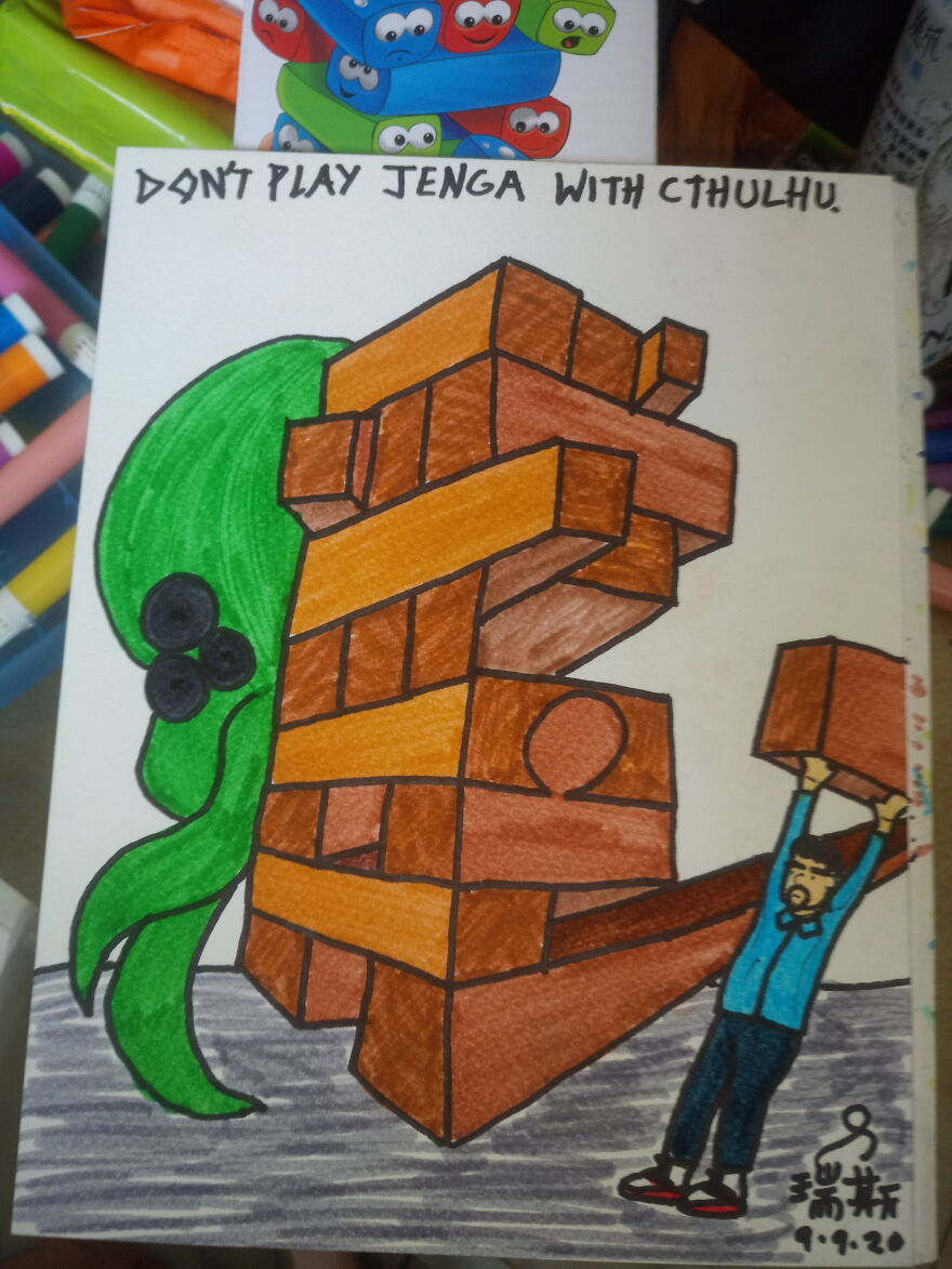 Here Are 20 Of My Lovecraftian Doodles