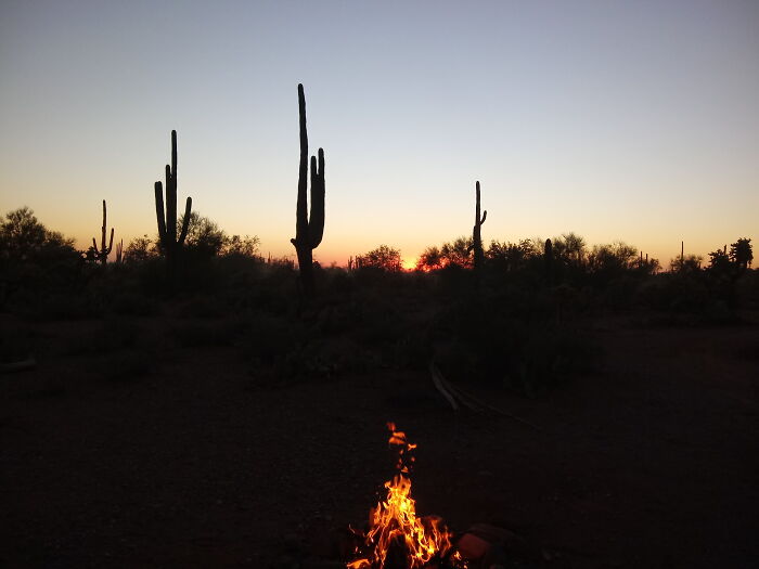 Camping In The Superstition Mountains