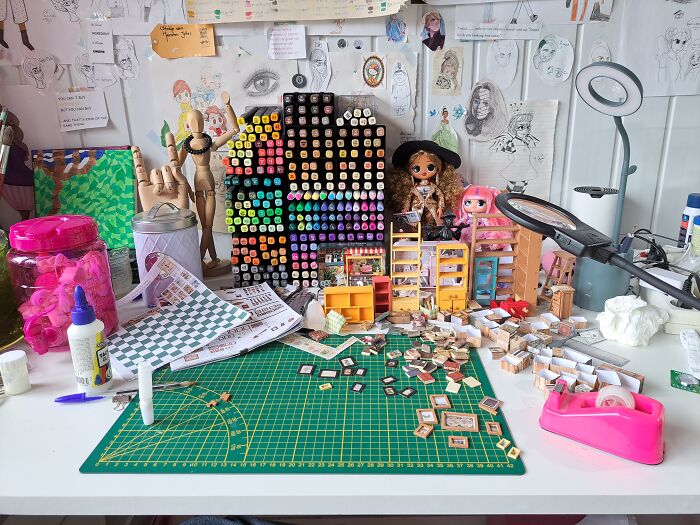 Currently Building A Miniature Study Room!