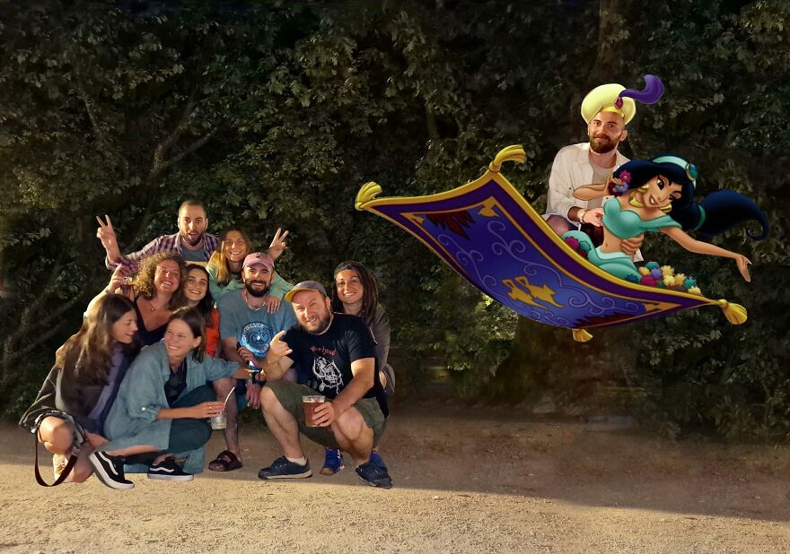 How Our Friend Once Went To The Moon - 12 Hilarious Photo Manipulations We Made