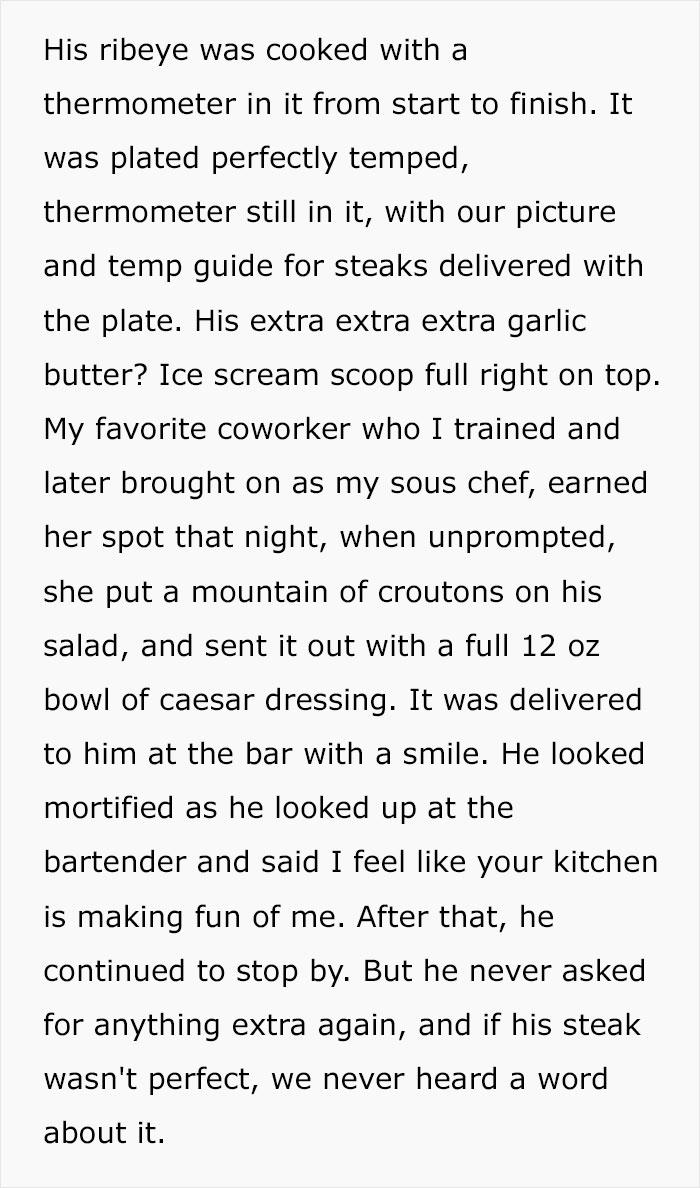 People Are Loving This Chef For Treating Customers’ Ridiculous Requests With Perfect Pettiness People Are Loving This Chef For Treating Customers’ Ridiculous Requests With Perfect Pettiness