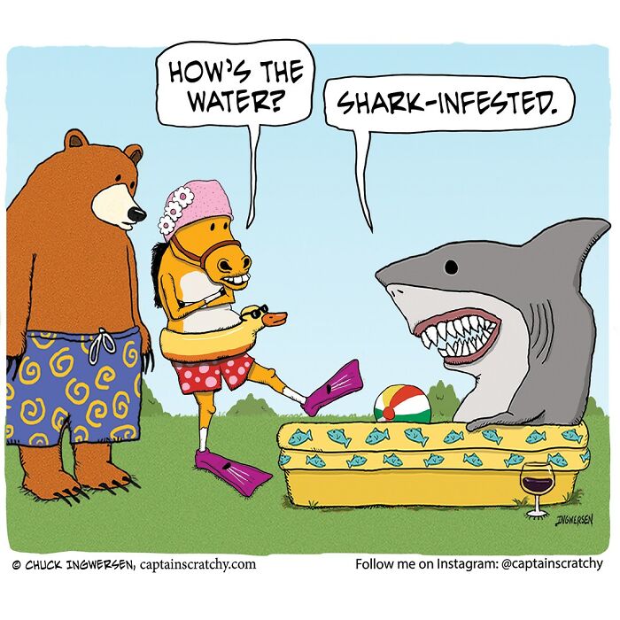 New Wholesome Single-Panel Comics By “Captain Scratchy” About Animals Can Amuse You