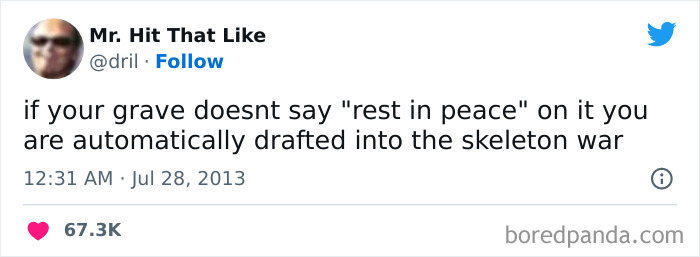 you are drafted into the skeleton war twitter meme