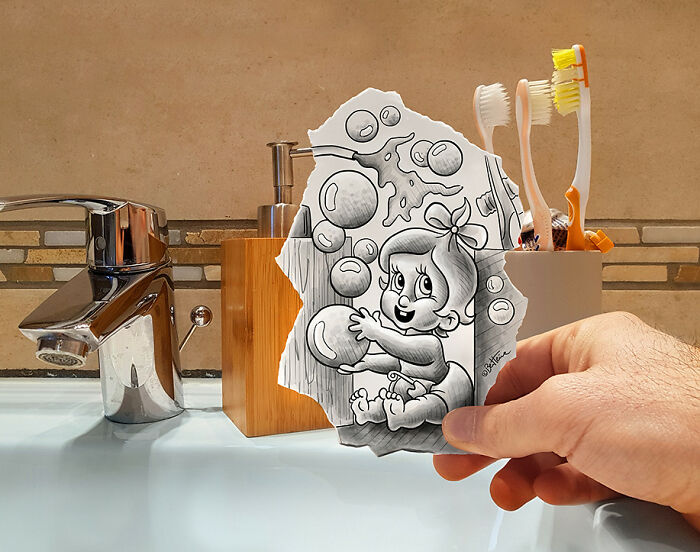 Pencil Versus Camera By Ben Heine (New Pics)