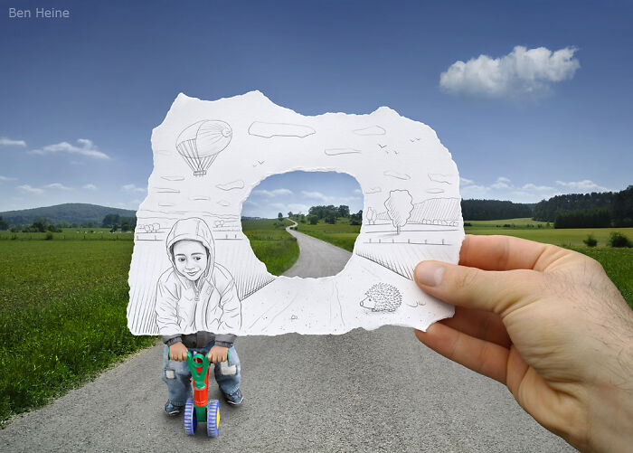 Pencil Versus Camera By Ben Heine (New Pics)