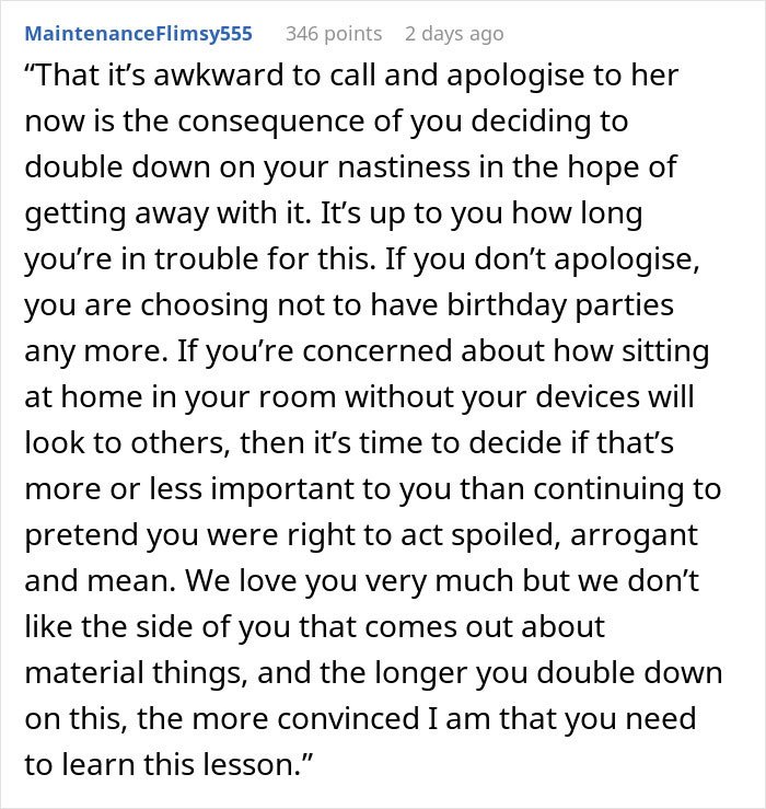 &ldquo;She Thinks We&rsquo;ll Cave&rdquo;: Bratty Teen Insults Her Friend, Parents Cancel Her Sweet 16 In Return