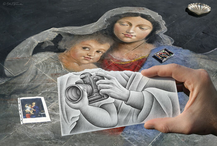 Pencil Versus Camera By Ben Heine (New Pics)