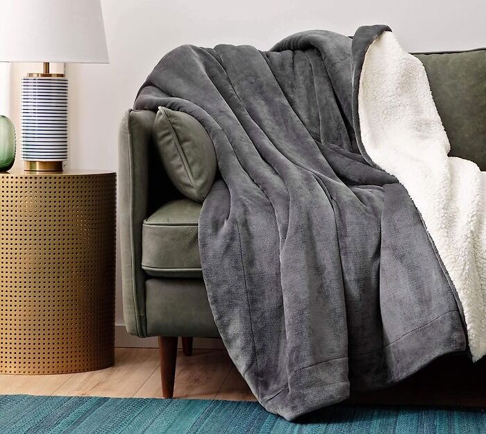 Linenspa Fleece And Sherpa Blanket: Now $21.81 (Was $34.99)