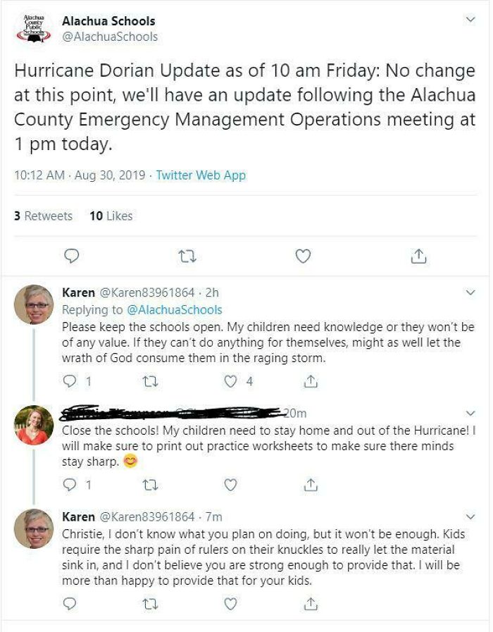 Karen Does Not Care About Your Kids Or Hers