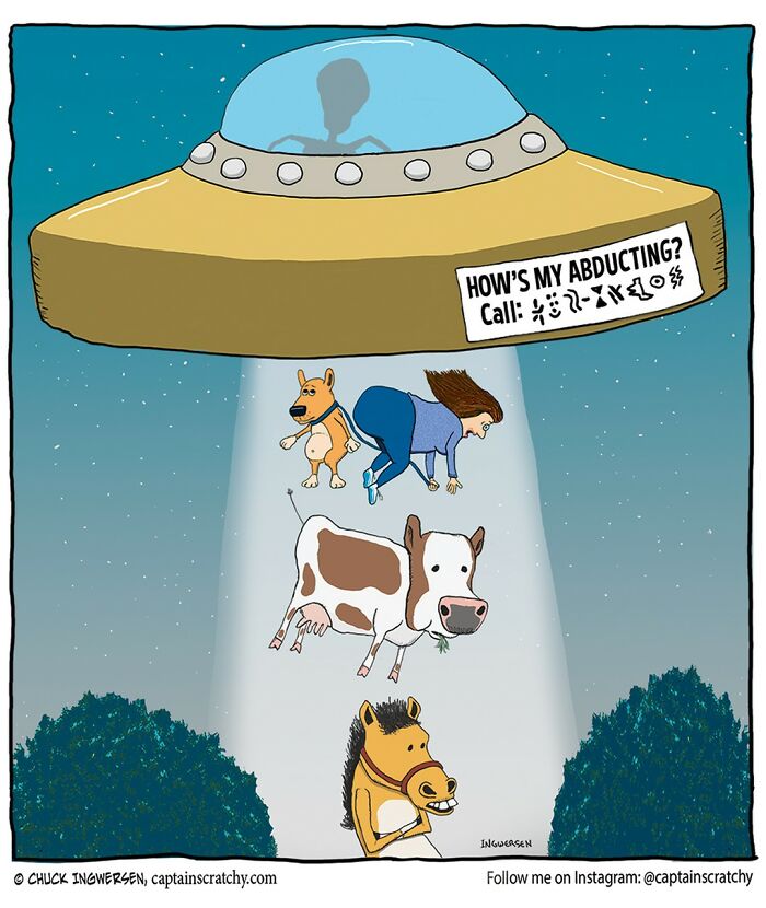 New Wholesome Single-Panel Comics By “Captain Scratchy” About Animals Can Amuse You