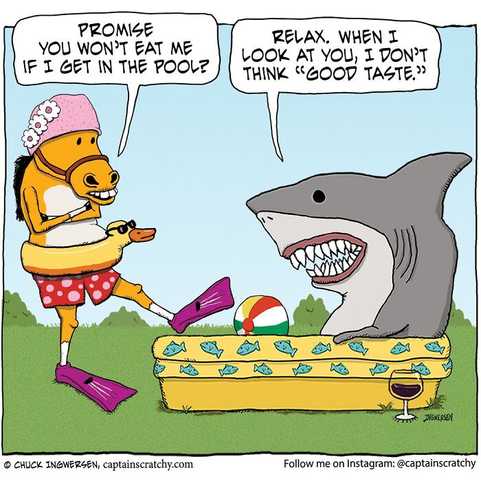 New Wholesome Single-Panel Comics By “Captain Scratchy” About Animals Can Amuse You