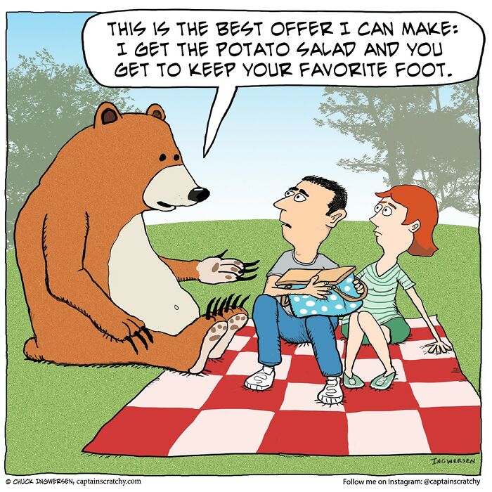 New Wholesome Single-Panel Comics By “Captain Scratchy” About Animals Can Amuse You