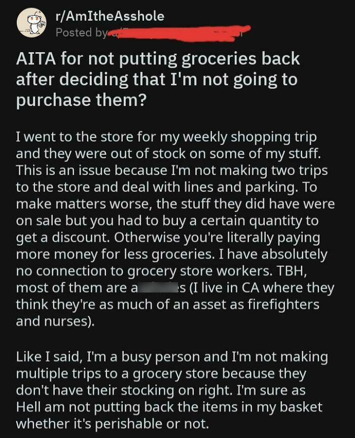 I'm Not A Supermarkt Employee But That's Just Disgustibg Behaviour