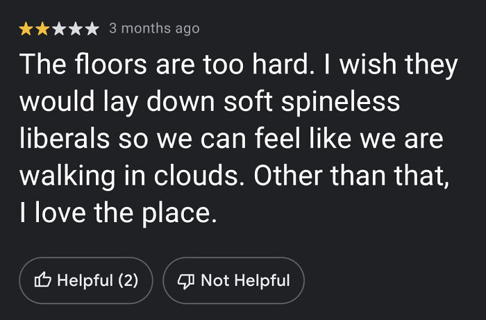 The Floor Not Like A Cloud