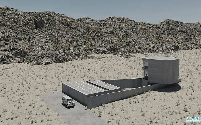 Serious Bond Villain Shit Going On In Joshua Tree