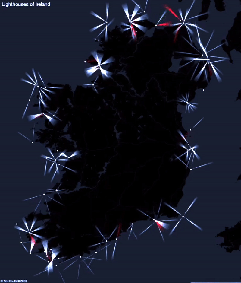 Every Lighthouse In Ireland, With Accurate Timings, Flash Patterns And Colours