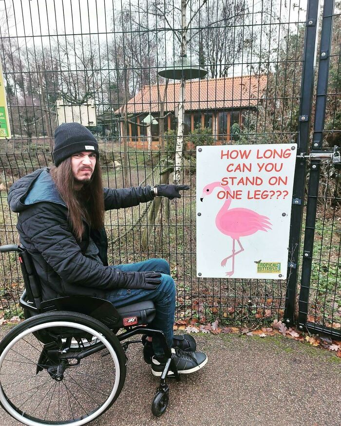 Went To The Tropical Butterfly House Yesterday And This Fella Was Mocking Me