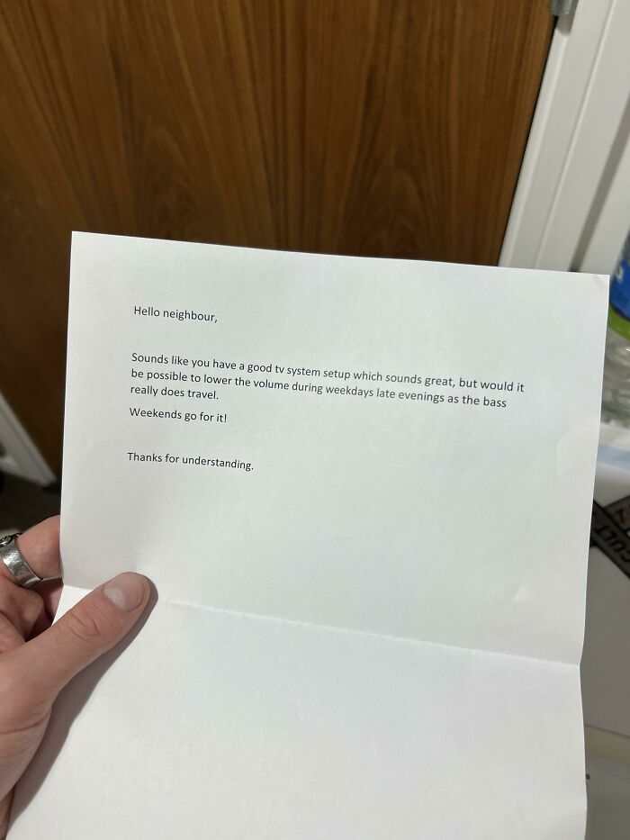 A True Neighbourly British Complaint