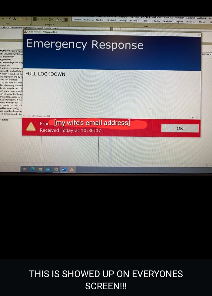 My Technophobic Wife Accidentally Locked Down Her Entire School