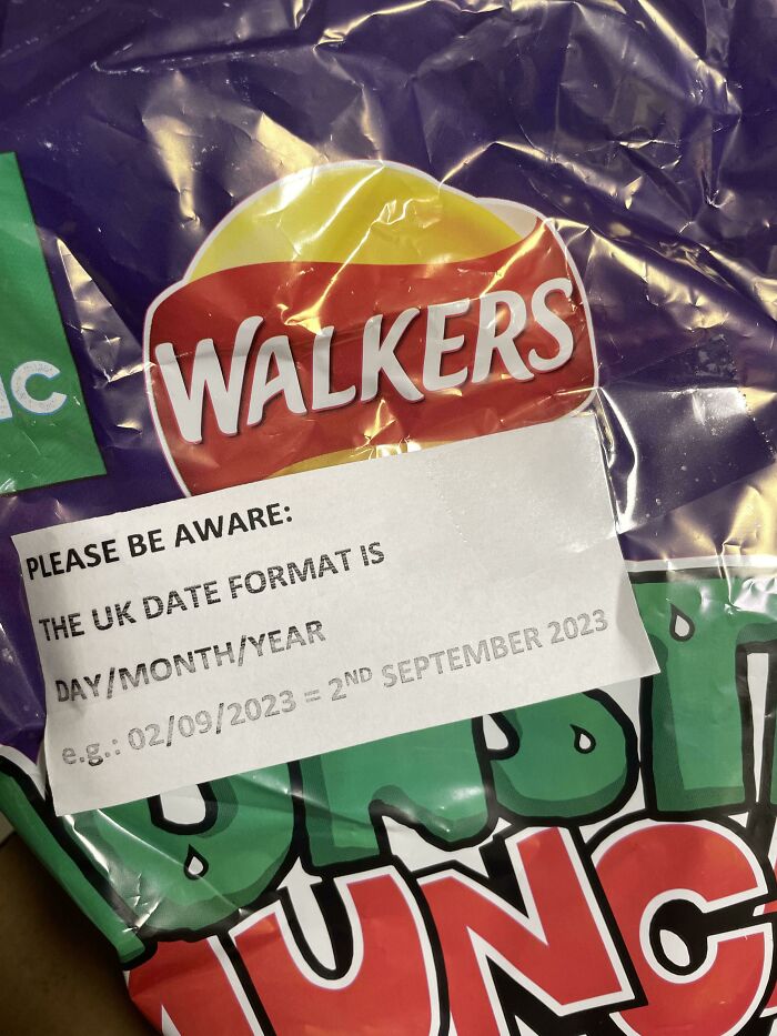 Had These Internationally Shipped To The U.S.. I Appreciated The Mini Lesson On How To Correctly Read The Date