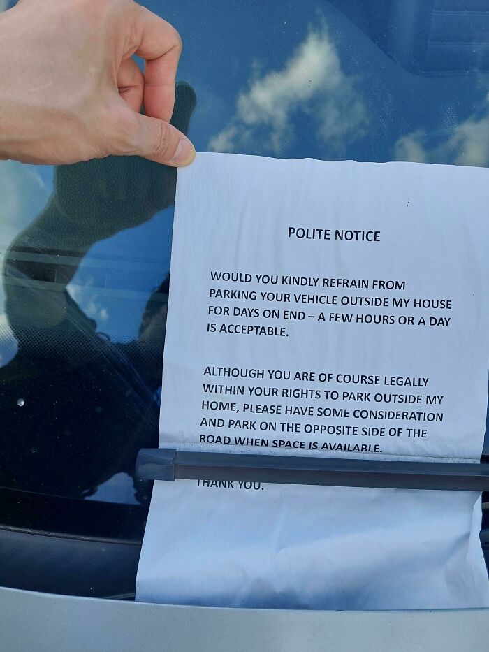 Not My Car But It Is My Neighbour