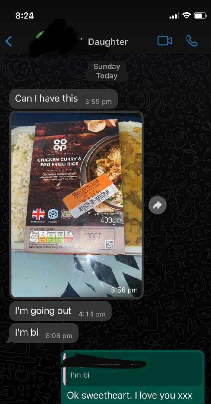 My Daughter Being So Casually British About Coming Out 