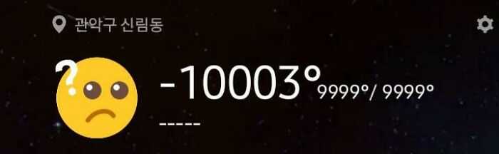 El emoji está tan confundido por la temperatura como yo