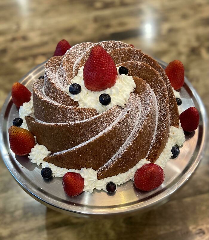 Whipping Cream Bundt Cake