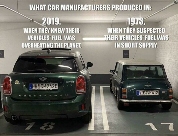 New vs. Old Mini Cooper
