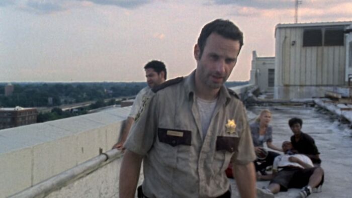 Rick Grimes walking away 