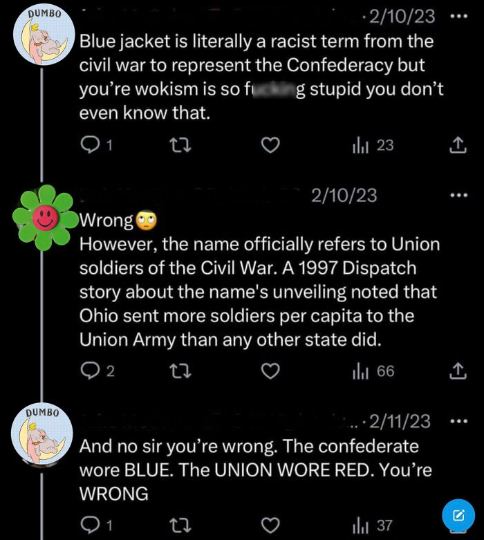 On A Post About The Columbus Blue Jackets Hockey Team. Dumbo Isn’t Listening