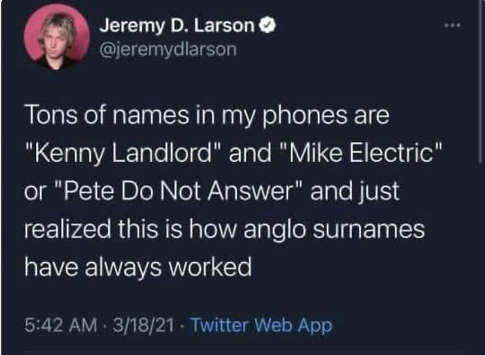 21st Century Surnames