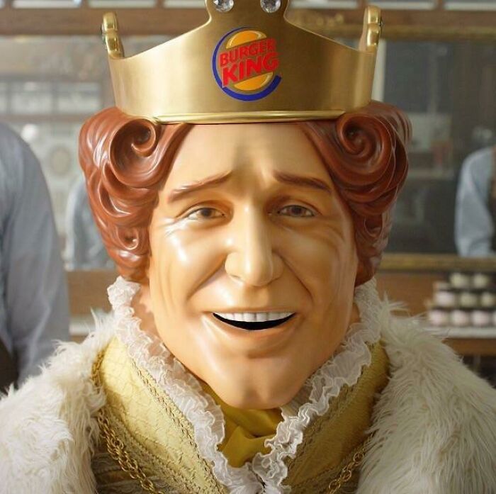 Beardless Burger King