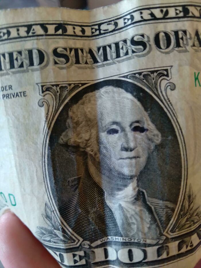 Looks Like This Dollar Came From Hell I'm Afraid To Spend It 😨