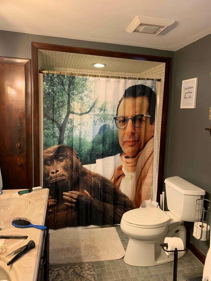 Jeff Goldblum Shower Curtain