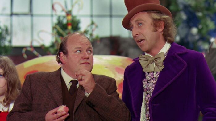 W***y Wonka talking with Mr. Salt 