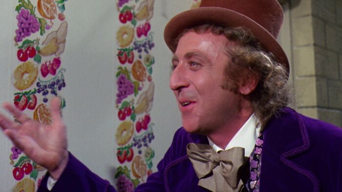 W***y Wonka spread his hands 