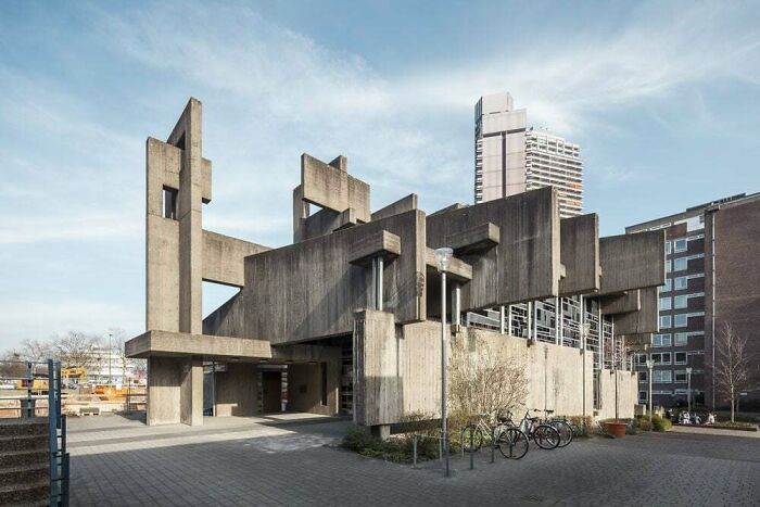 Pope St. John Xxiii. Church (1969) Cologne / Köln, Germany Architect: Heinz Buchmann Source: Pinterest