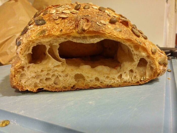 Yum! Sourdough... Hole?