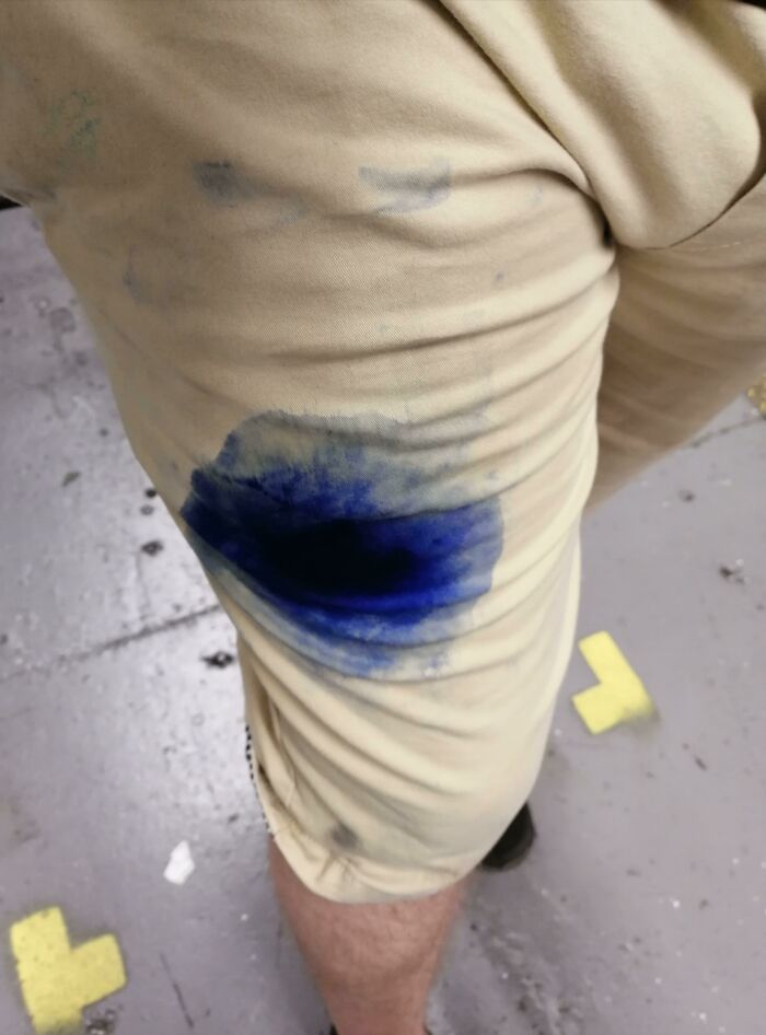 Had A Pen In My Pocket At Work, Looked Down To This