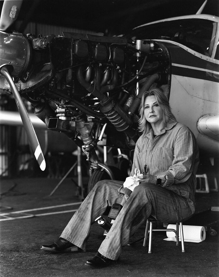 My Daughter Took This Portrait Of Me While I Was Doing Annual Maintenance With My Dad On Our Comanche 260. I Thought I Would Share It With My Fellow Aviators As It Is Getting A Great Reaction In The Photography Community!