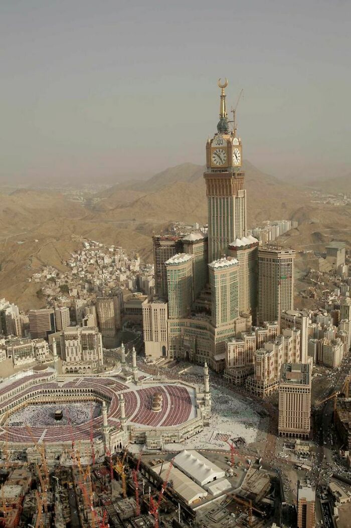 Mecca Cityscape, Including The Royal Tower Hotel. The 3rd Tallest Building In The World