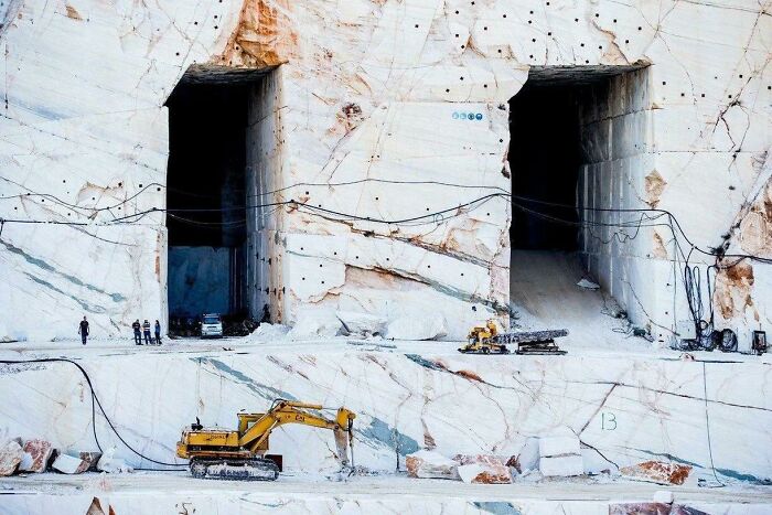 Marble Quarry In Greece