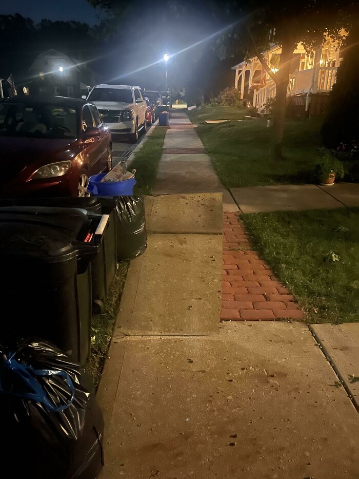 Mirror Taken To The Curb On Trash Day