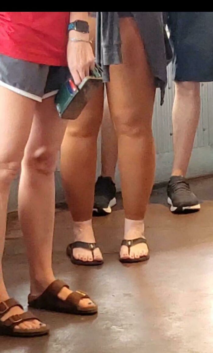 I Thought She Was Wearing Toe Socks