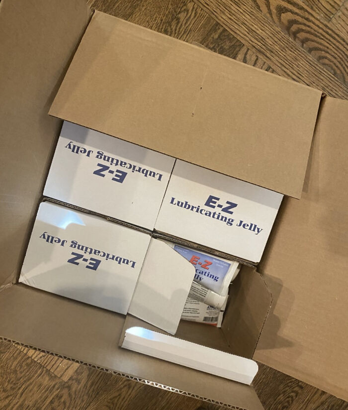 I Was Sent 75 Pounds Of Lube Today Instead Of The Meal Kit I Ordered
